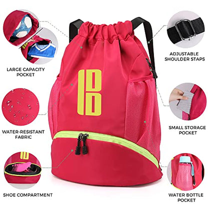 brooman Youth Soccer Bags Boys Girls Soccer Basketball Volleyball & Football Backpack