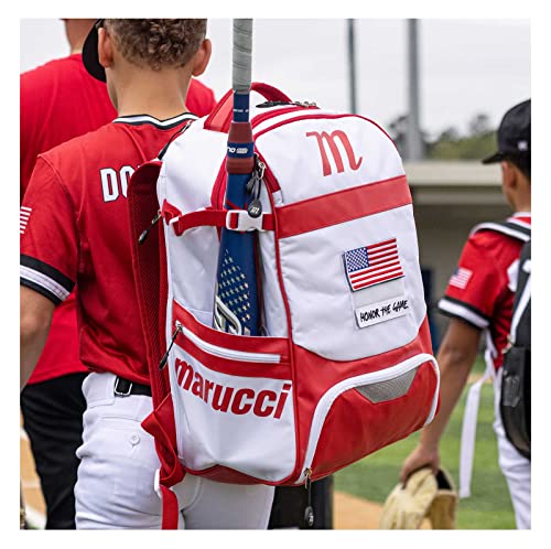 Marucci Dynamo Bat Pack - color: WHITE/RED