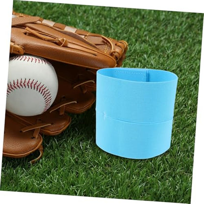 Toddmomy Baseball Glove Strap Softball Mitt Shaper with Elastic Band for Secure Attachment Fit for All Hand - color: Sky-blue