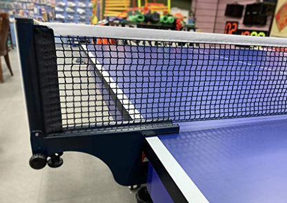 Sports Table Tennis Net Professional Ping Pong Net Portable Easy Setup Net for Ping Pong Easily Attaches to Table Surfaces (No Post Included)