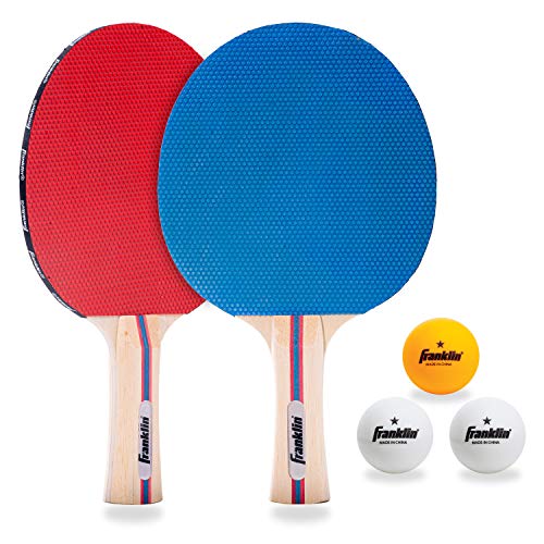Franklin Sports Ping Pong Paddle Set with Balls - 2 Player & 4 Player Table Tennis Paddle Kit - Full Ping Pong Starter Kit - style: 2 Player Set