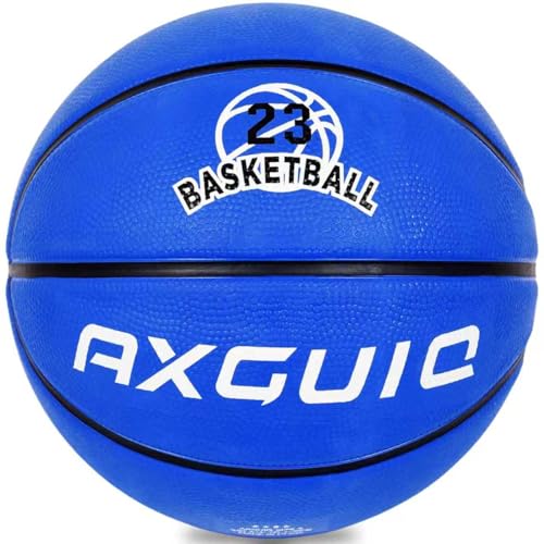 Kids Youth Adult Size 3/4/5/6/7 Basketball Thickened Rubber Outdoor Colorful 22/25.5/27.5/28.5/29.5" for Play Game Gifts (Deflated) - color: Blue-23, size: Official Size 7(29.5") Adult Ages 12+