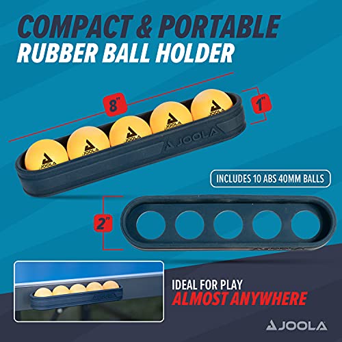 JOOLA Ping Pong Balls - Training 3 Star Table Tennis Balls - 40+mm Regulation Bulk Ping Pong Balls – 12 Pack Colored Ping Pong Balls, Available with Magnetic Ball Holder, Attaches to Ping Pong Table