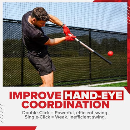 ProVelocity Quick Stick - Baseball Swing Trainer, Increases Bat Speed, Improves Swing Mechanics (Underload Trainer)