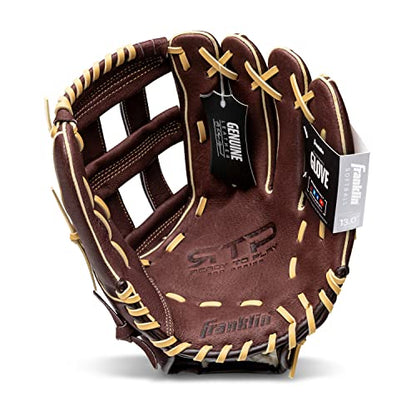 Franklin Sports Baseball Gloves - RTP Pro Adult + Kids Baseball Mitt - Outfield + Infield Gloves - size: 13" - H-Web