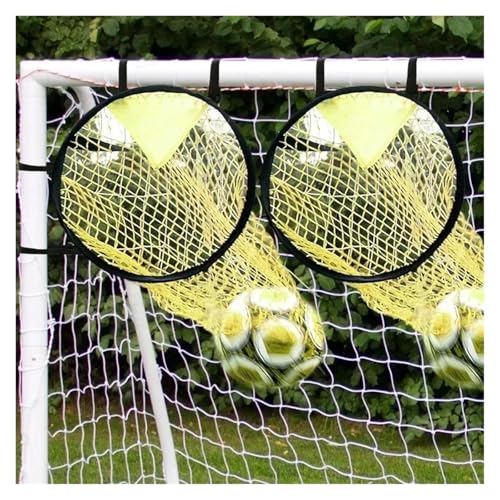 2Pcs Football Target Net Foldable Training Free-kick Shooting Practice Goal Positioning