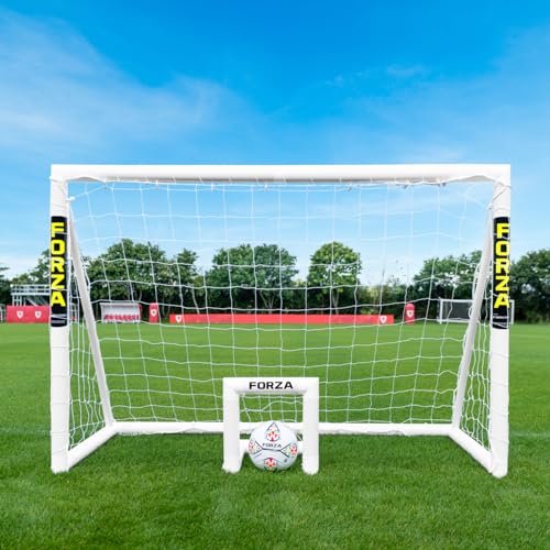 FORZA Mini Target Goal - The Smallest Soccer Goal in the World! l 16" Target Goal - Train with Precision. Passing & Shooting. UK Made, 2 Min Setup, Unbreakable Goalpost - Buy FORZA, Play Forever!