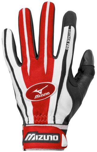 Mizuno Vintage Pro Youth G2 Batting Glove - color: Red, size: Large
