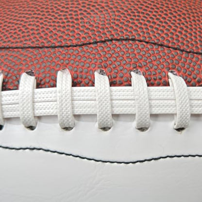 Football Half White for Autograph Leather Size 3 6 9 with Pump Needle Signature for Gift Award Souvenir Ball