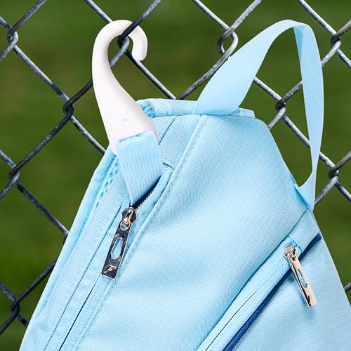 Franklin Sports Pickleball Bags - Sling Bag Backpack for Gear + Equipment - Men + Women - Holds Paddles, Balls + Accessories - color: Carolina Blue