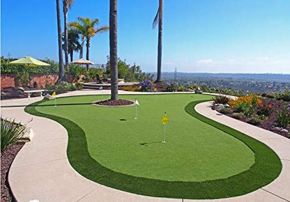 Pro Putting Green Artificial Grass Golf Turf - Indoor Outdoor Golf Training Mat, Astroturf Synthetic Fake Grass for Baseball Football Gym Sports