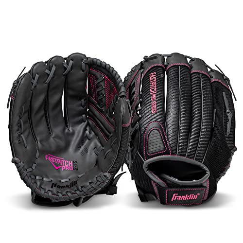 Franklin Sports Girls Softball Glove-Women's Windmill Fastpitch+Slowpitch Softball Glove-Right and Left Hand-Adult - color: Pink, size: 12"