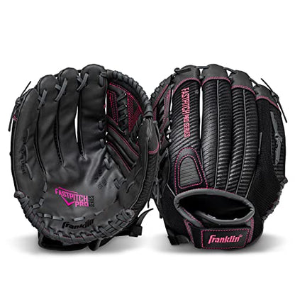 Franklin Sports Girls Softball Glove-Women's Windmill Fastpitch+Slowpitch Softball Glove-Right and Left Hand-Adult - color: Pink, size: 13"