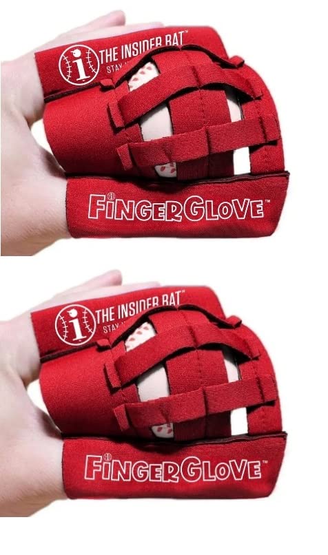 Insider Bat FingerGlove WebGlove Mini Training Glove - Baseball Softball Hand Eye Coordination Training Aid Tool Equipment