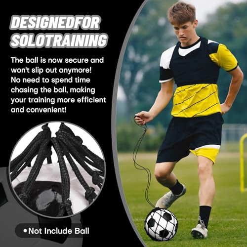 Soccer Kick Trainer 2 Psc with Return Net - Football Training Equipment for Boys & Girls - Practice Gear Compatible with Size 3 4 5 Balls - style: 2PCS High-Density Soccer Kick Trainer