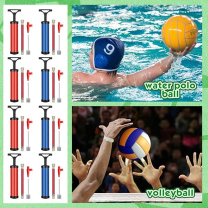 Shihanee 36/60 Sets Ball Pump Bulk for Sports Balls with Needles Nozzles Flexible Extension Hose for Basketball Soccer Football Volleyball Water Rugby Exercise Sports Ball Balloon