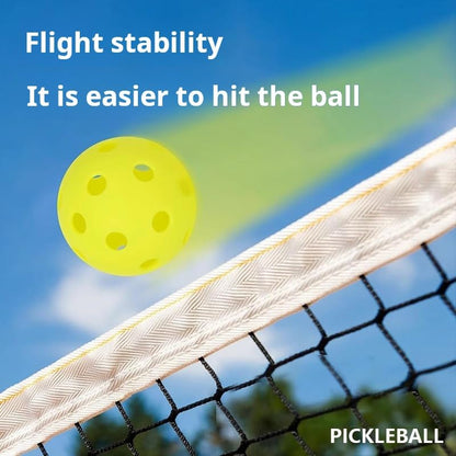 One Pack of Recreational Training Pickleballs Sturdy and Durable Pickleball