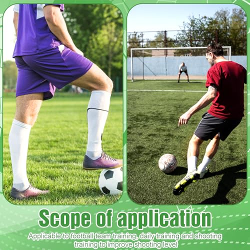 2 Pcs Soccer Training Net with 1 Pcs Target, 22 inch Top Bins Soccer Target Goal for Goal Training Easy to Attach Detach Ball Top Bin for Football Shooting Accuracy Practice Equipment Trainer Gift