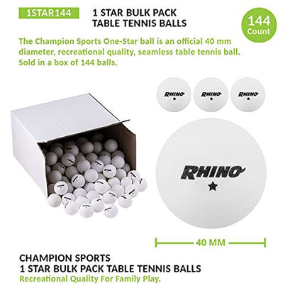 Champion Sports Champion Sports Table Tennis Balls