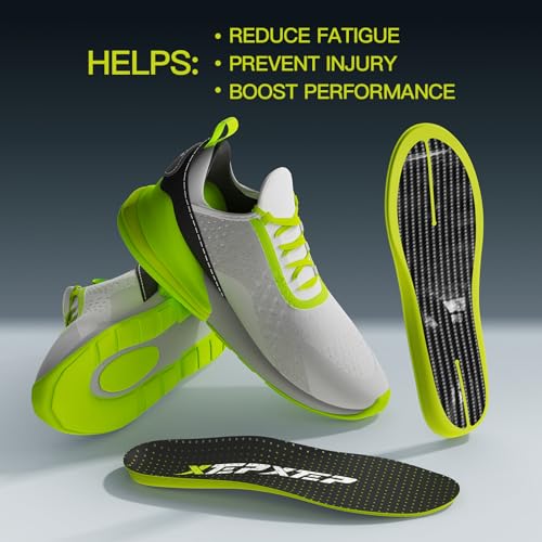 2026 Sport Carbon Fiber Performance Insoles –Customized Inserts, Non-Cleated Shoes–Basketball, Volleyball, Racquet Sports, Running & More–Run Faster, Jump Higher, Recover Quicker, Protect from Injury - size: MEN 8 - 8 1/2 | WOMEN 9 - 9 1/2--269mm