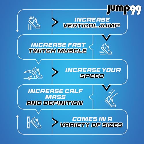 Jump99 Plyometric Training Shoes, Ultra Strength Athletic Workout Shoes for Jump Training, Strength Conditioning, Agility, Cardio and Fitness Performance - size: 8.5