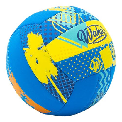 Wahu 100% Waterproof All-Purpose Pool Ball for Beach Volleyball, Soccer, and More, 6.5" Round Water Ball for Beach and Pool Sports Games