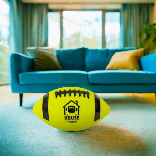 in The House Football – Soft Indoor Football for Kids (Ages 3+) & Adults | Lightweight & Safe for Inside Play | Perfect for Rainy Days, Dorm Rooms, Living Rooms & More | Gift for Boys