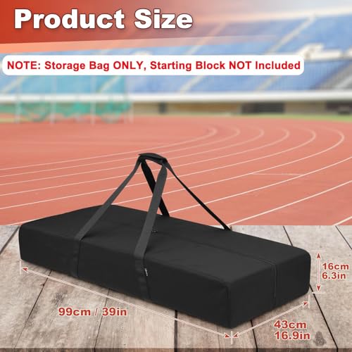 Multipurpose Foldable Carrying Bag Suitable for Athletic Equipment Oxford Cloth Spacious 39x16.9x6.3inch Water Adjustable Belt Track and Field Bag
