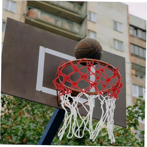 Toddmomy 2pcs Heavy Duty Basketball Net Thick Outdoor Basketball Frame Replacement and Wear-Resistant Fits Standard Hoops for Indoor and Outdoor Use