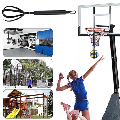 2set Volleyball Spike Trainer Self-Training Resistance Band with Adjustable Belt for Beginners - color: Color1