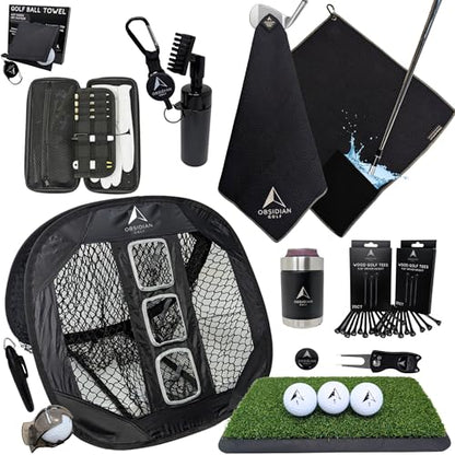Go For It Golf Gift Box - Ultimate Golf Kit Essentials for Men & Women, Premium Golfing Accessories, Golfer Training Tools & Gear - style: Golf Gift Box