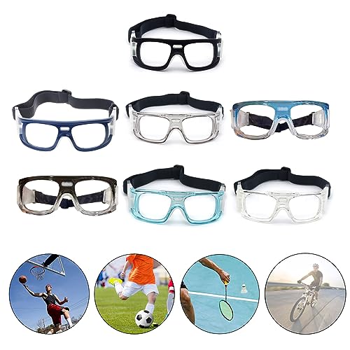 Sports Goggles Glasses for Men Women Racquetball Basketball Football Protective Glasses Shock Lens - color: Gradient Blue