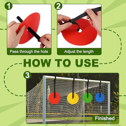 Soccer Goal Target, Agility Hockey Shooting Goal Target Discs