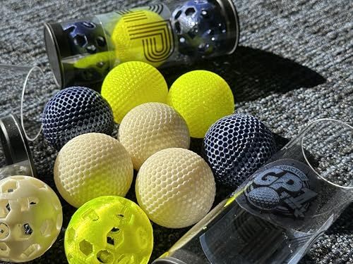 Golfs Point Practice Golf Balls, 3 Pack, TPU Material, Soft for Indoor or Outdoor Training