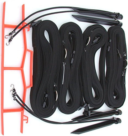 Home Court 1-inch Adjustable 30-ft Sand Court Line - 17AS - color: Black