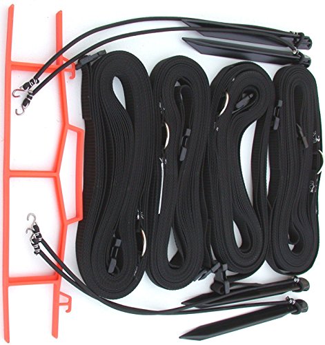 Home Court 1-inch Adjustable 30-ft Sand Court Line - 17AS - color: Black