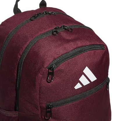 adidas Striker 3 Team Sports Backpack – Daypack for Sports Gym Travel, 36L - color: Maroon