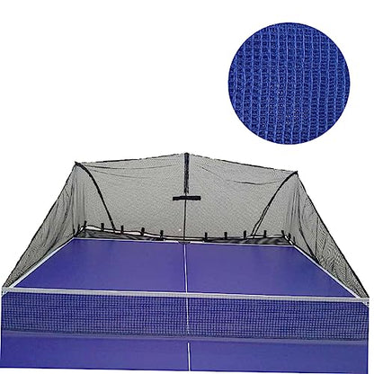 Yardwe 2pcs Nylon Table Tennis Replacement Net Regulation Outdoor Indoor Pong Net Blue for Stress Relief Easy Setup Lightweight and Durable Use