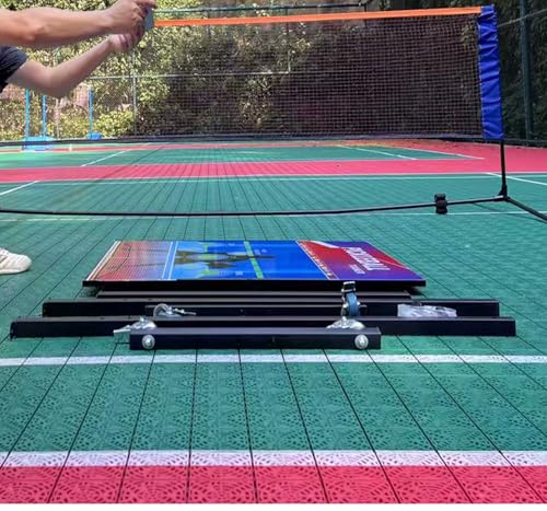 Pickleball Practice Rebounder Dink Board with Stand and Adjustable Angle for Solo Training,Pickleball Training Aids and Dink Master Wall Net