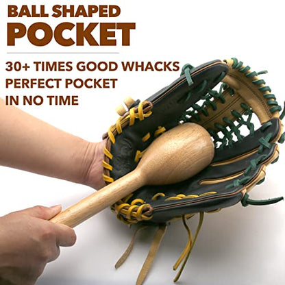 AliBall Baseball Glove Mallet, Real One Piece Solid Construction Heavy Ball Mallet for Baseball Quick Create A Ball Shaped Pocket Softball Glove Mallet - color: A