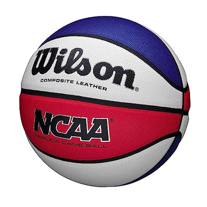 Wilson NCAA Replica - color: Red/White/Blue, size: Size 7 - 29.5"