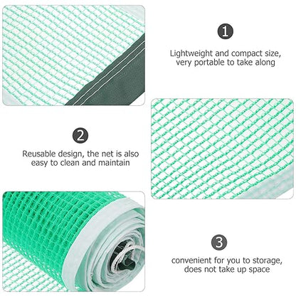 POPETPOP Indoor Table Tennis Net Lightweight and Pe Mesh Net for Easy Setup and Portability for Home Backyard Outdoor Use Replacement for Standard Table Tennis Games