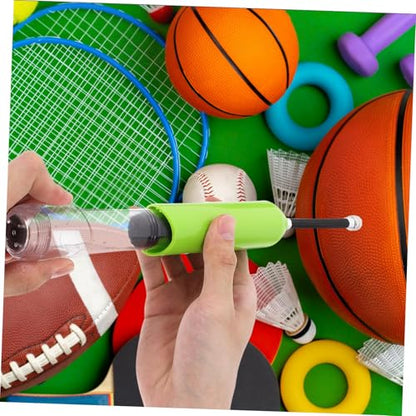 Kisangel Yoga Ball Pump Basketball Air Pump Soccer Ball Pump Balloon Hand Pump Hand Pump for Balls Volleyball - color: Light Green