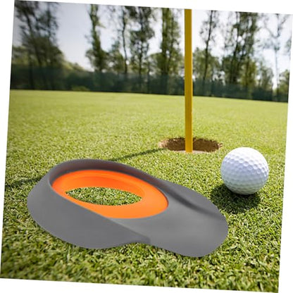 HANABASS 2pcs Golf Putting Practice Cup Portable Indoor Training Golf Hole for Home and Office Realistic Design for Enhanced Putting Skills and Convenience