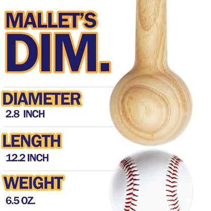 AliBall Baseball Glove Break-in Kit - Complete Set with Glove Mallet, Oil, Conditioner, Wrap, Brush & Cloth - Quickly Soften & Shape Your Baseball/Softball Mitt (Pro Classic)