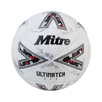 Mitre Soccer Ball League Ultimatch - color: Ultimatch Evo - White/White/Silver, size: 5