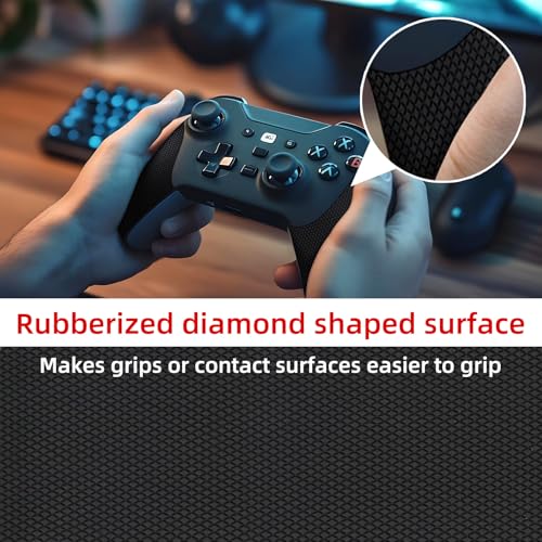 WELSTIK Rubber Grip Tape, Ultra Strong Waterproof Anti Slip Tape with Textured Adhesive for DIY Tools & Gadgets (Black, 2In x 16.4Ft) - size: 2inch*16.4ft