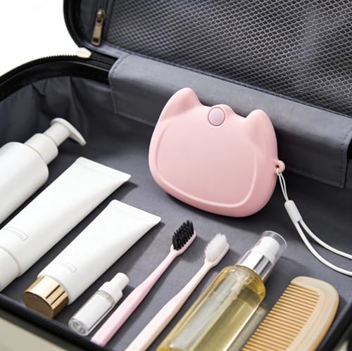 Silicone Retainer Case with Lanyard, WINDSIUUU Portable Cute Travel Retainer Holder Braces Aligner Case with Vent Holes Aligner Retainer Cases for Girls Women Kids Travel Denture Night Guard Container - color: Pink