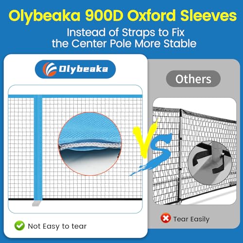 Pickleball Replacement Net 22ft x 3ft for Indoor or Outdoor Fits for Most Free-Standing Pickle Ball Frame, Pickleball Net Only