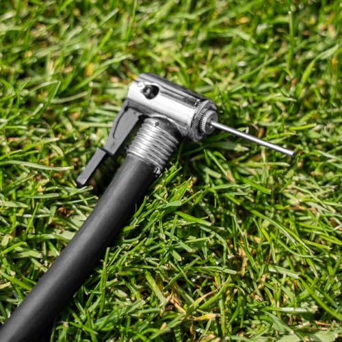 FORZA Electric Ball Pump [230V] – Sports Ball Pump for Fast Inflation – Triple Pressure Gauge [PSI, KPA, & BAR] – EU Plug with UK Adapter